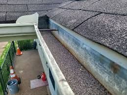 Granules in gutters
