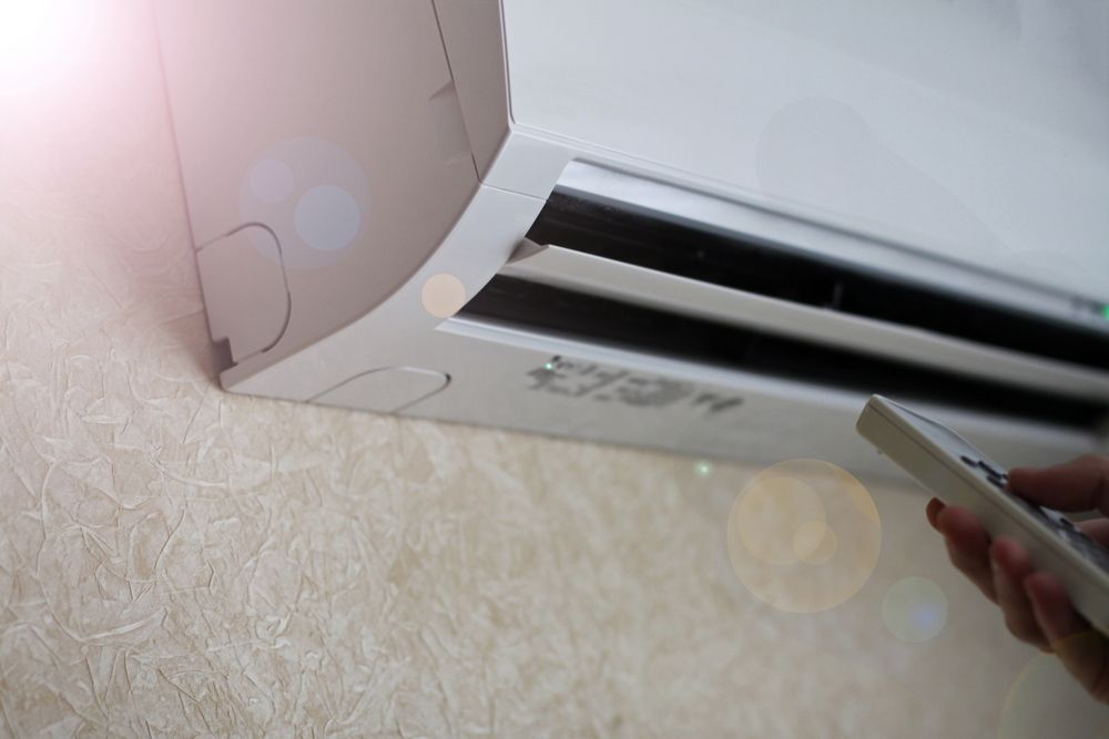 Individual Operating Air Conditioning Unit with Remote Control — Cooling in Basin View NSW