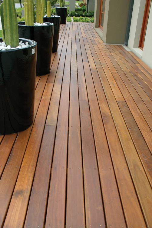 SPOTTED GUM DECK