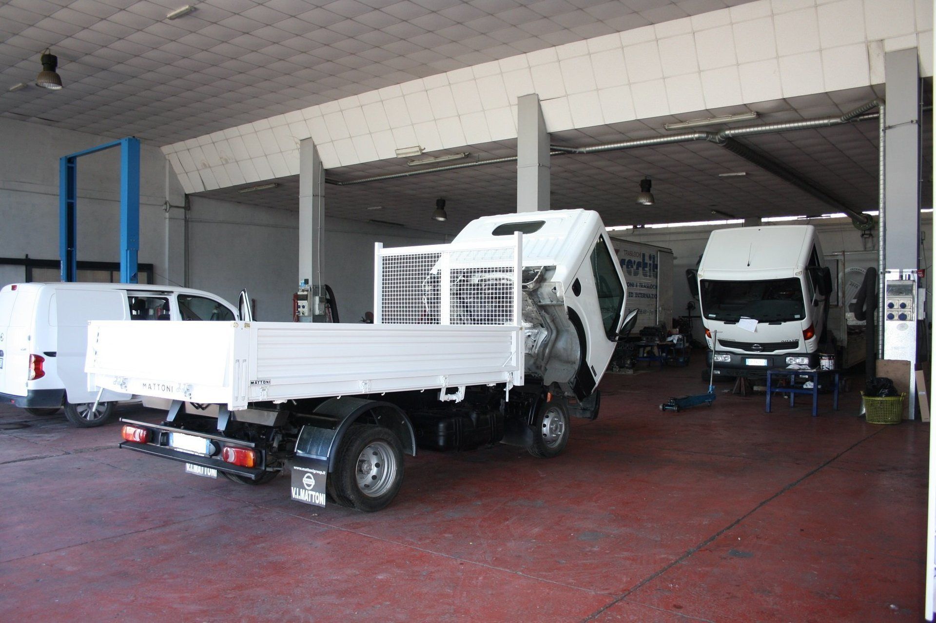 Officina assistenza per veicoli commerciali