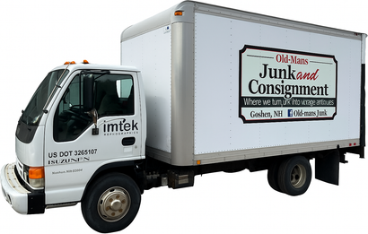 White box truck with 