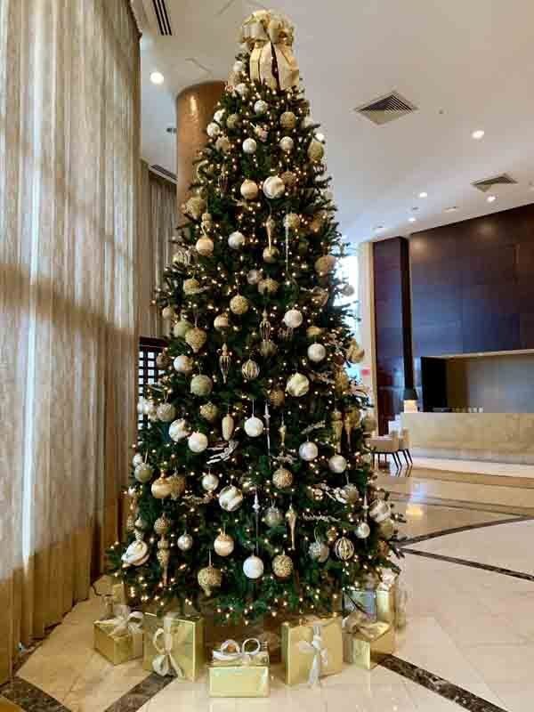 Designer Christmas tree in Miami Beach