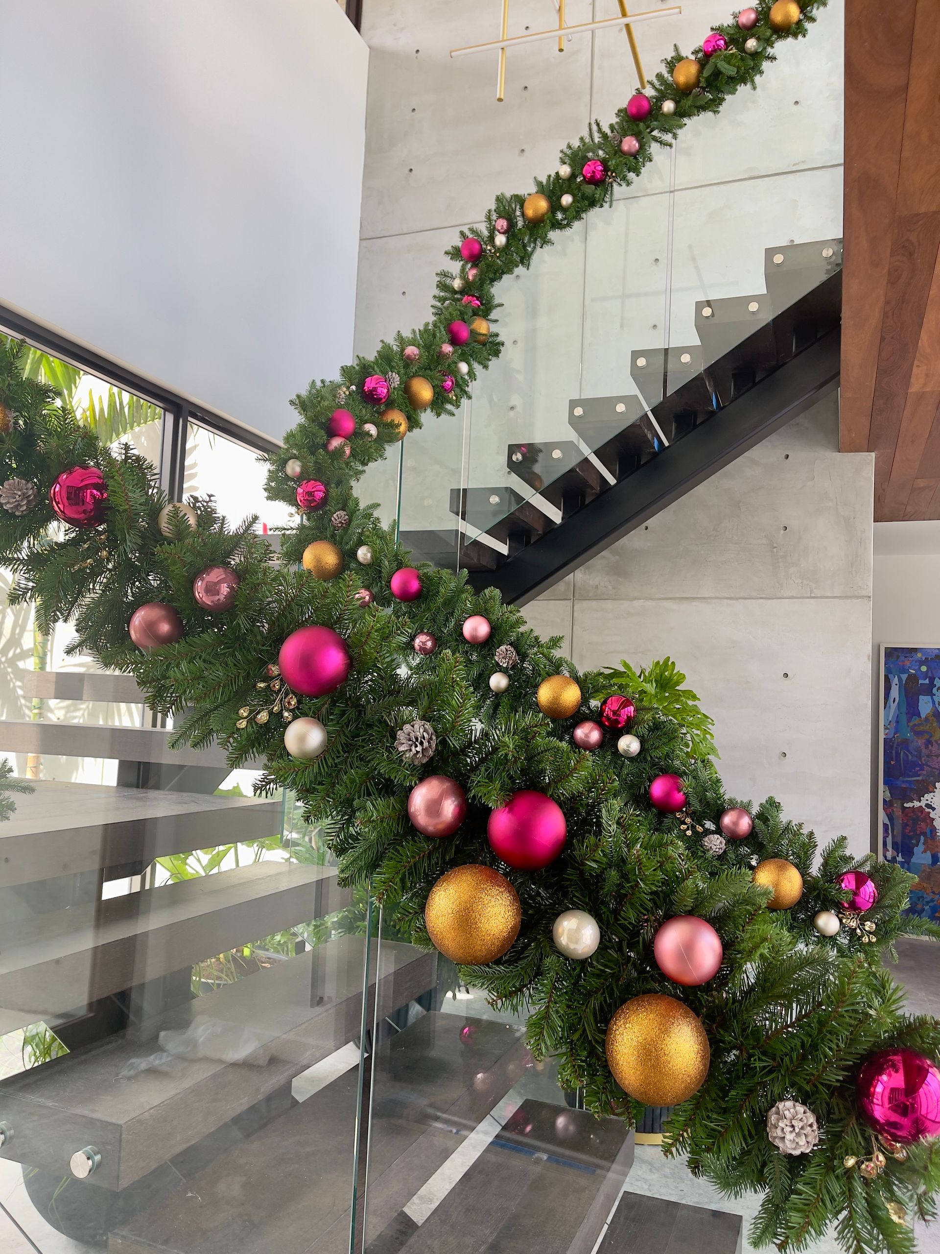 Custom designed garland for home in Pinecrest