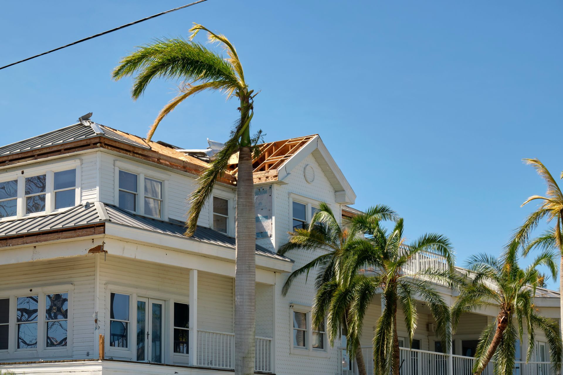 Roof Destroyed By Storm — Orlando, FL — RAPTURE ROOFING & CONSTRUCTION