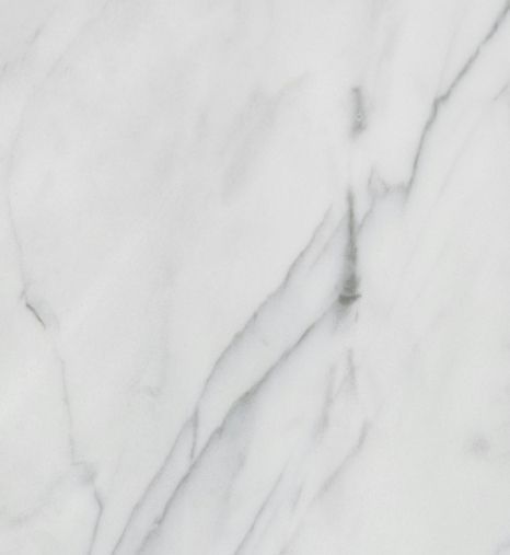 A close up of a white marble tile with a marble texture.