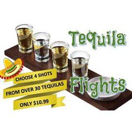Tequila Flights — Muskegon, MI — Los Amigos Mexican Bar & Grill