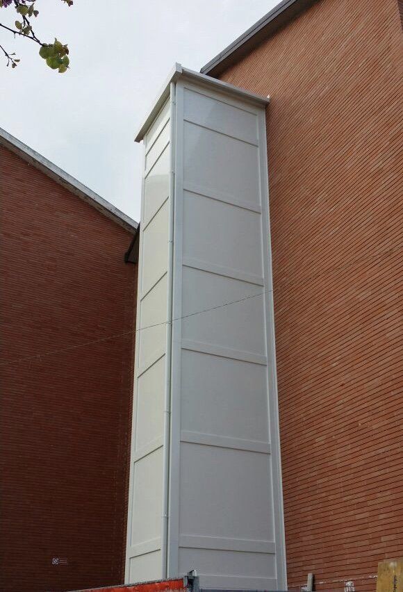 Ascensore cabinato esterno