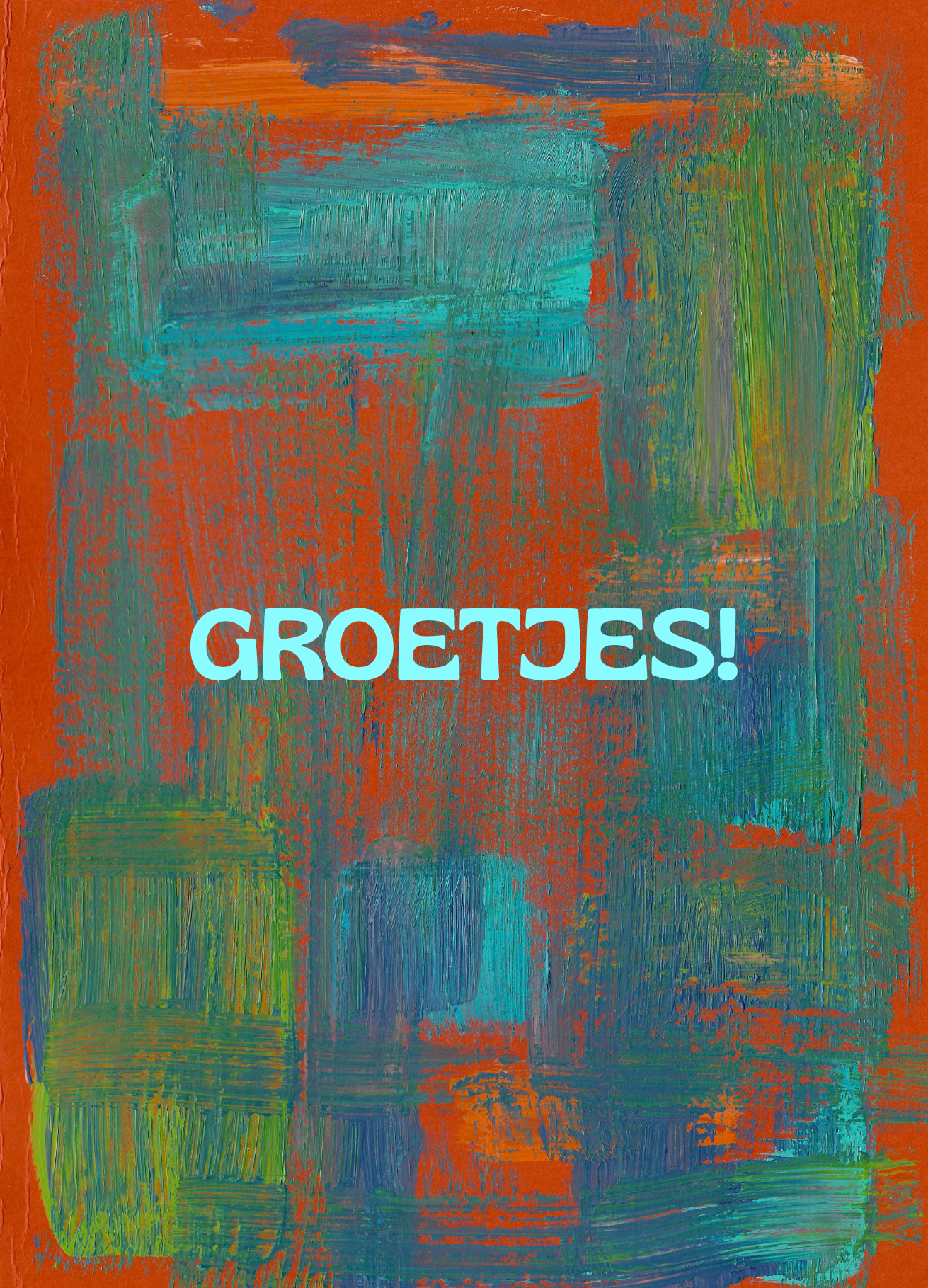 schatkaartje 38 - groetjes