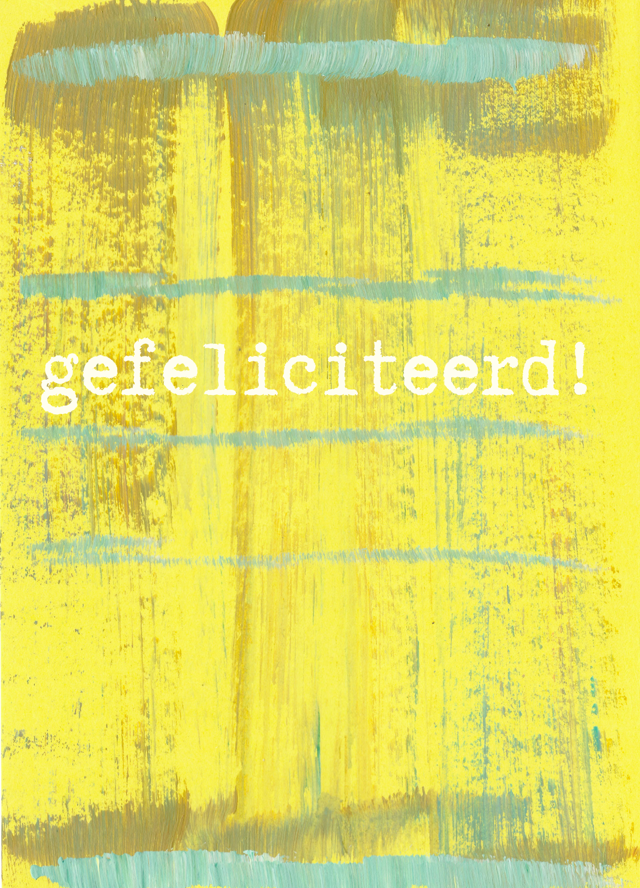 schatkaartje 46 - gefeliciteerd