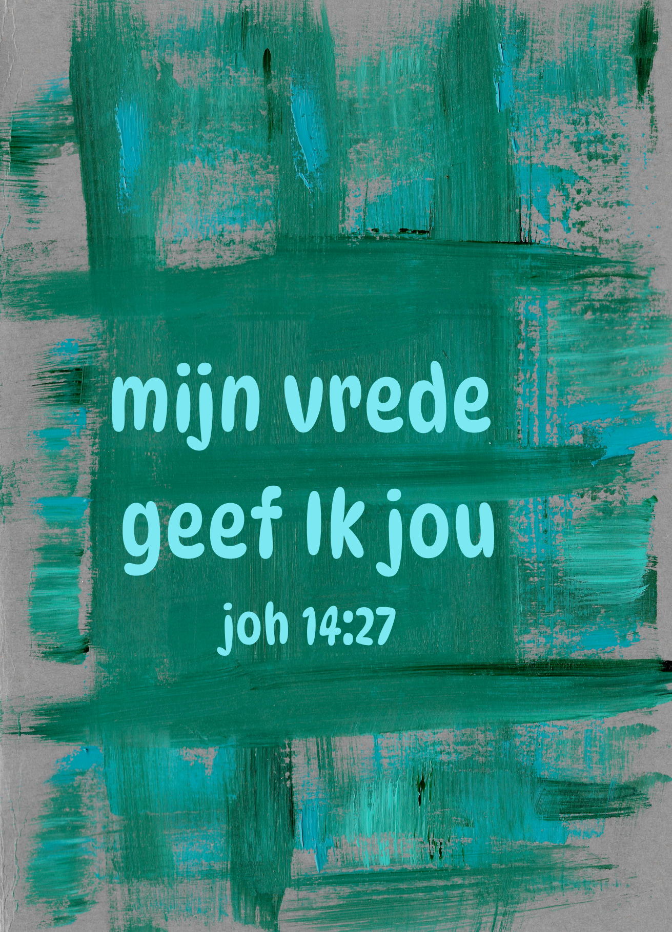 schatkaartje 51 - mijn vrede