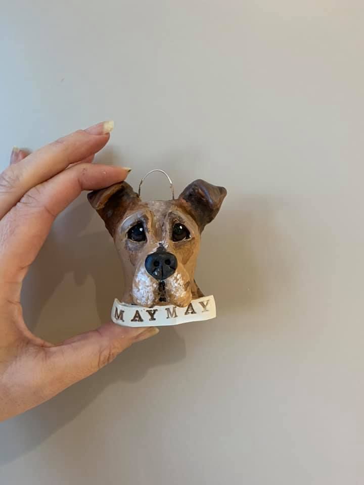 Dog Head Wall Hanger 