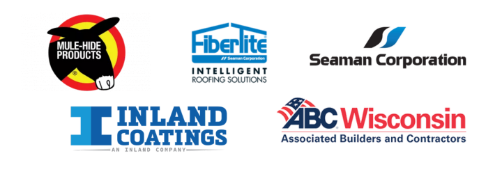 A collage of logos including fiberlite and inland coatings