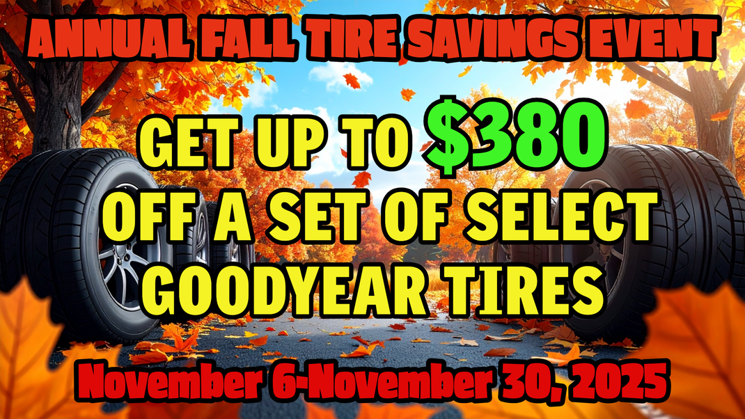 Annual Fall Tire Savings Event | AA Tire & Service