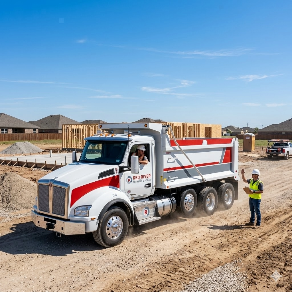 Red River dump truck