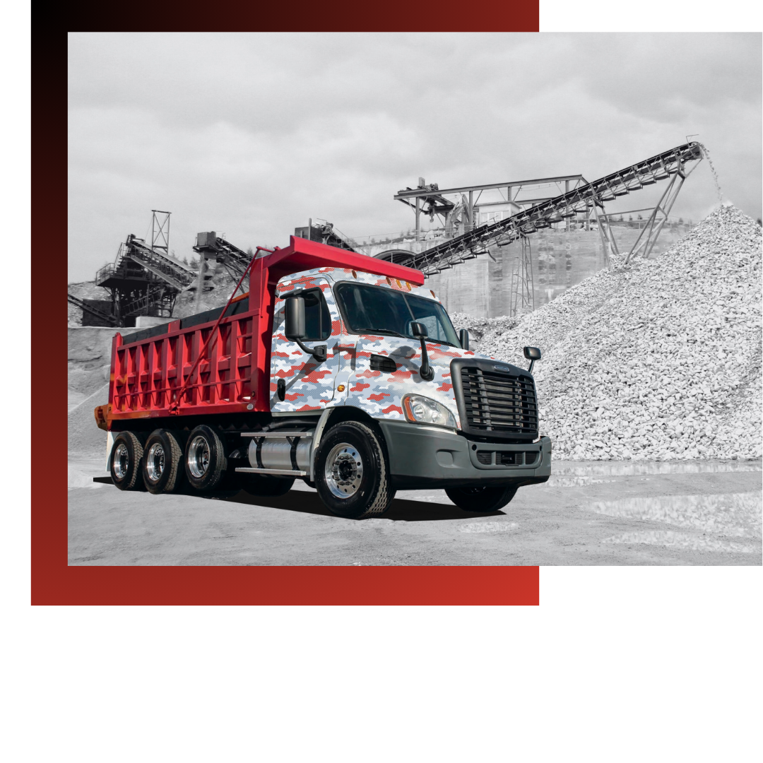 Red River dump truck