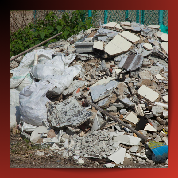 haul off concrete trash