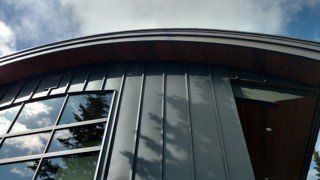 Metal Sheet Wall with Round Roof — Salt Lake City, UT — ACW Roofing