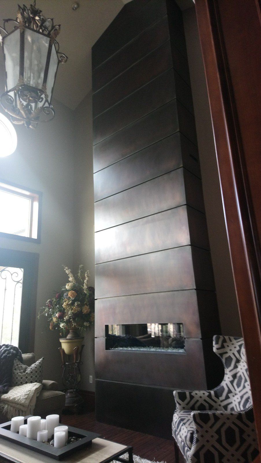 Dark Wood Fireplace — Salt Lake City, UT — ACW Roofing