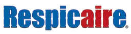 Le logo de respicare est bleu et rouge sur fond blanc.