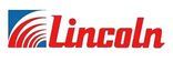 Un logo rouge, blanc et bleu pour Lincoln.