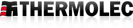 Le mot thermolec est sur fond blanc