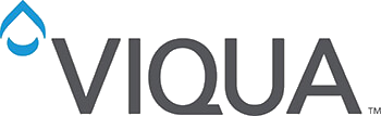 A logo for viqua is shown on a white background