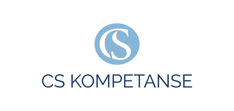 Logo for CS Kompetanse, med navnet Cecile Steenland - MasterCoach i en oransje ramme.