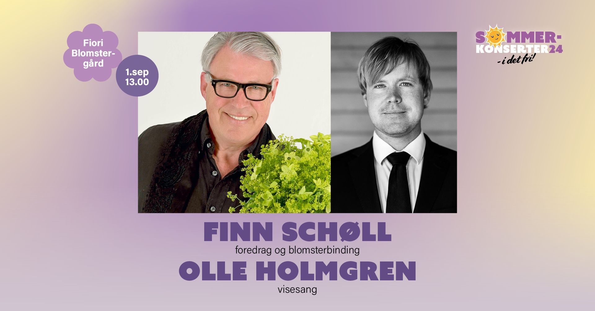 Finn scholl og olle holmgren er to menn som står ved siden av hverandre.