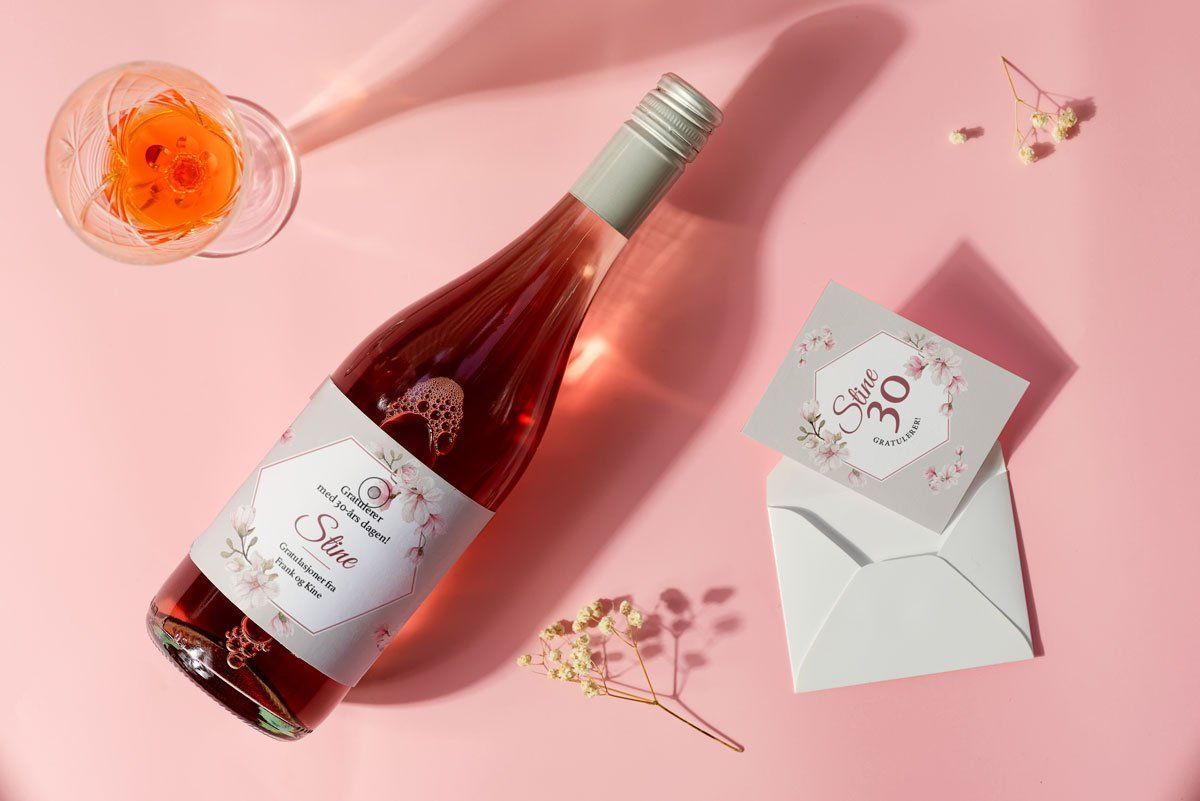 Etiketter til flasker - vinflaskeetikett -ølflaskeetikett