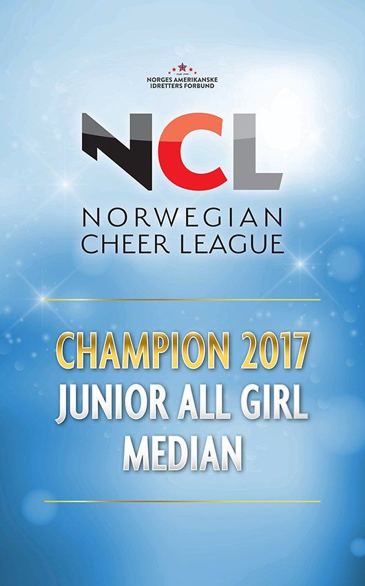 Ncl norges cheer league champion 2017 junior alle jenter median