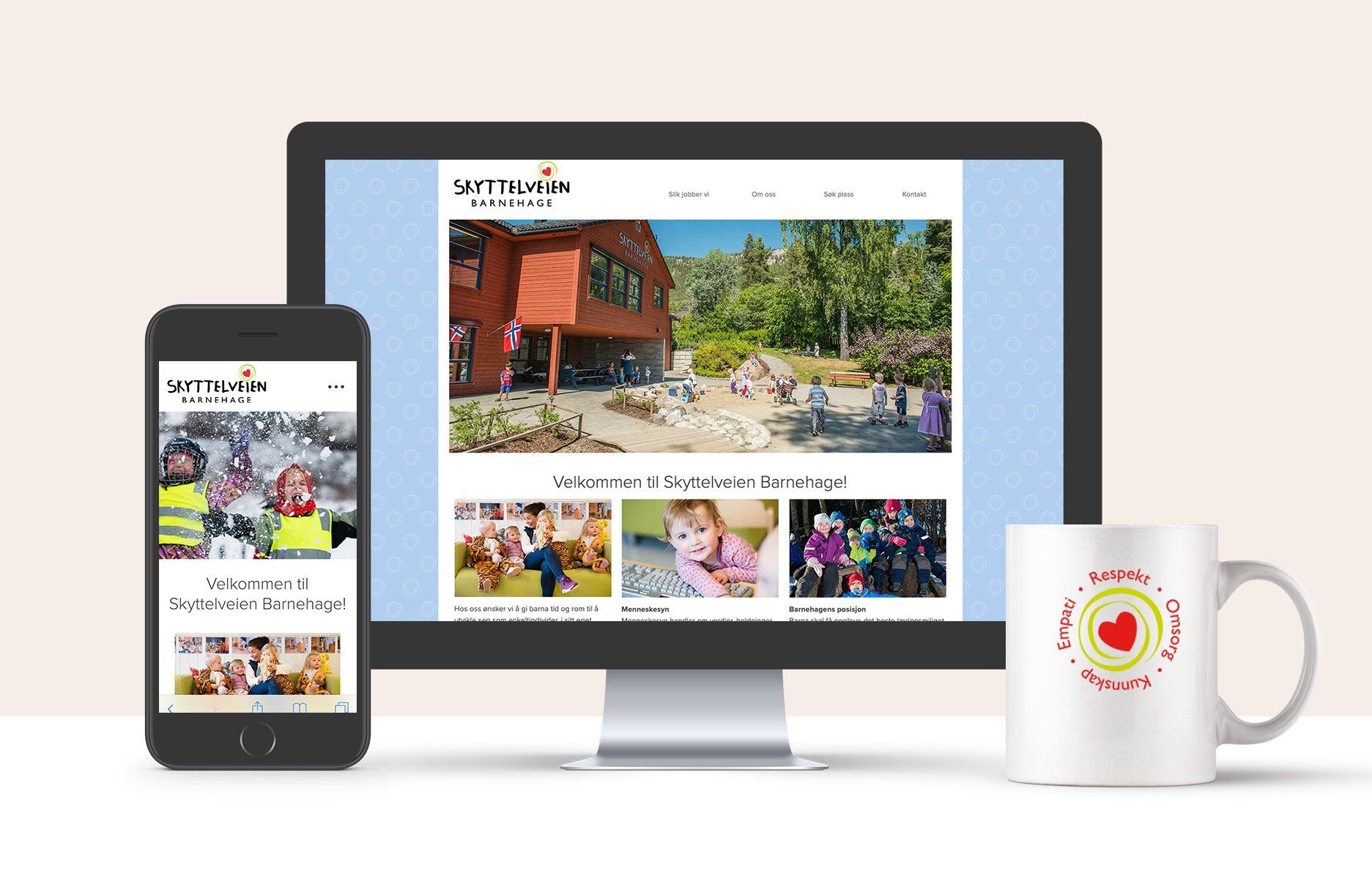 Nettside Skyttelveien barnehage