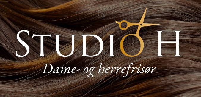 Et nærbilde av en persons hår med ordet studioh på