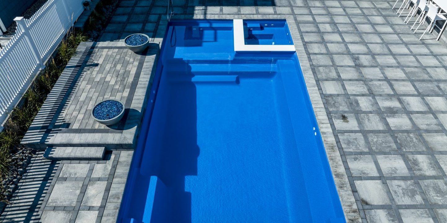 Fiberglass Pool Installation in Maryland by Xscape 2 Nature