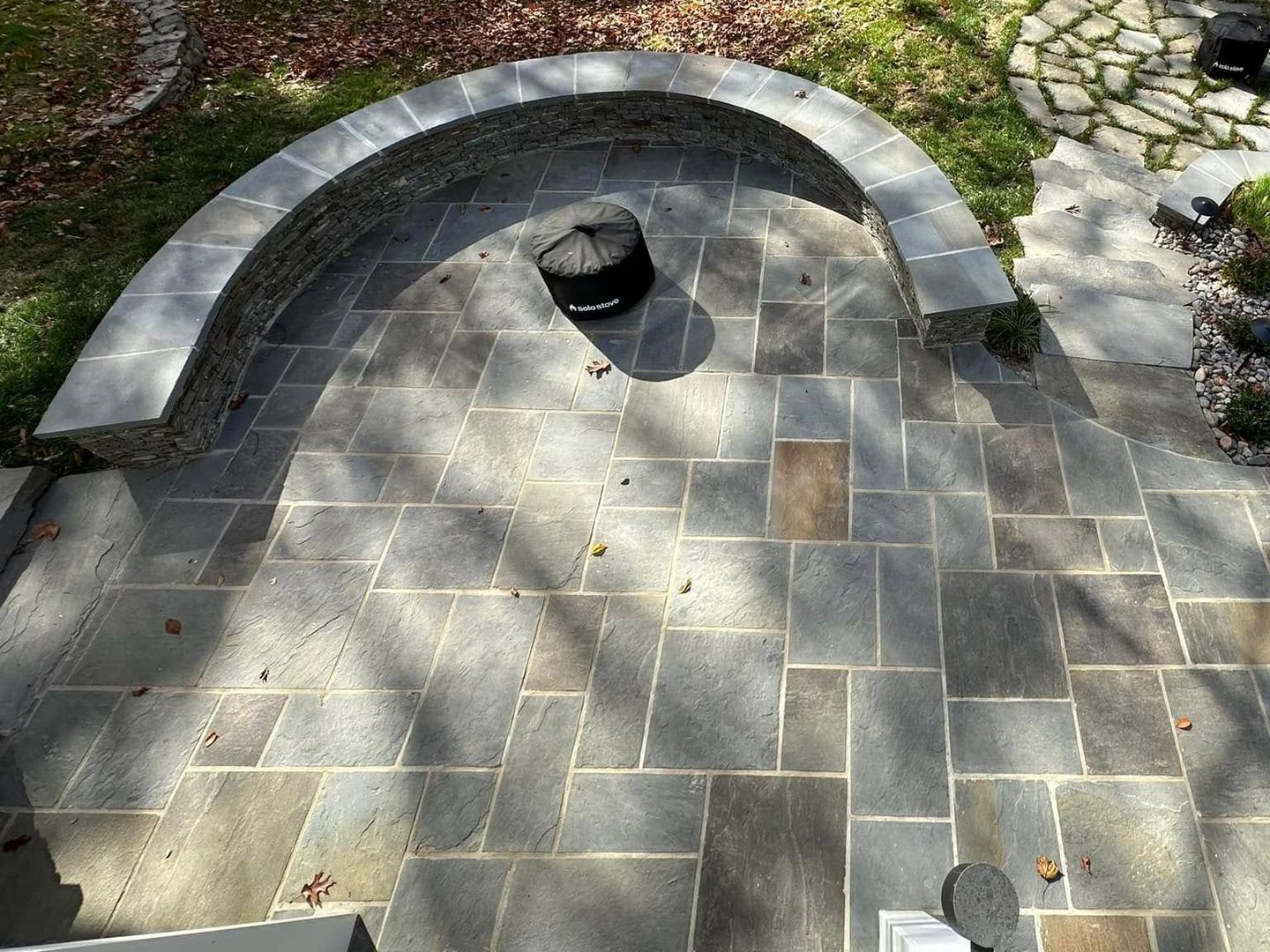 Bluestone Patio in Installation in Maryland by Xscape 2 Nature