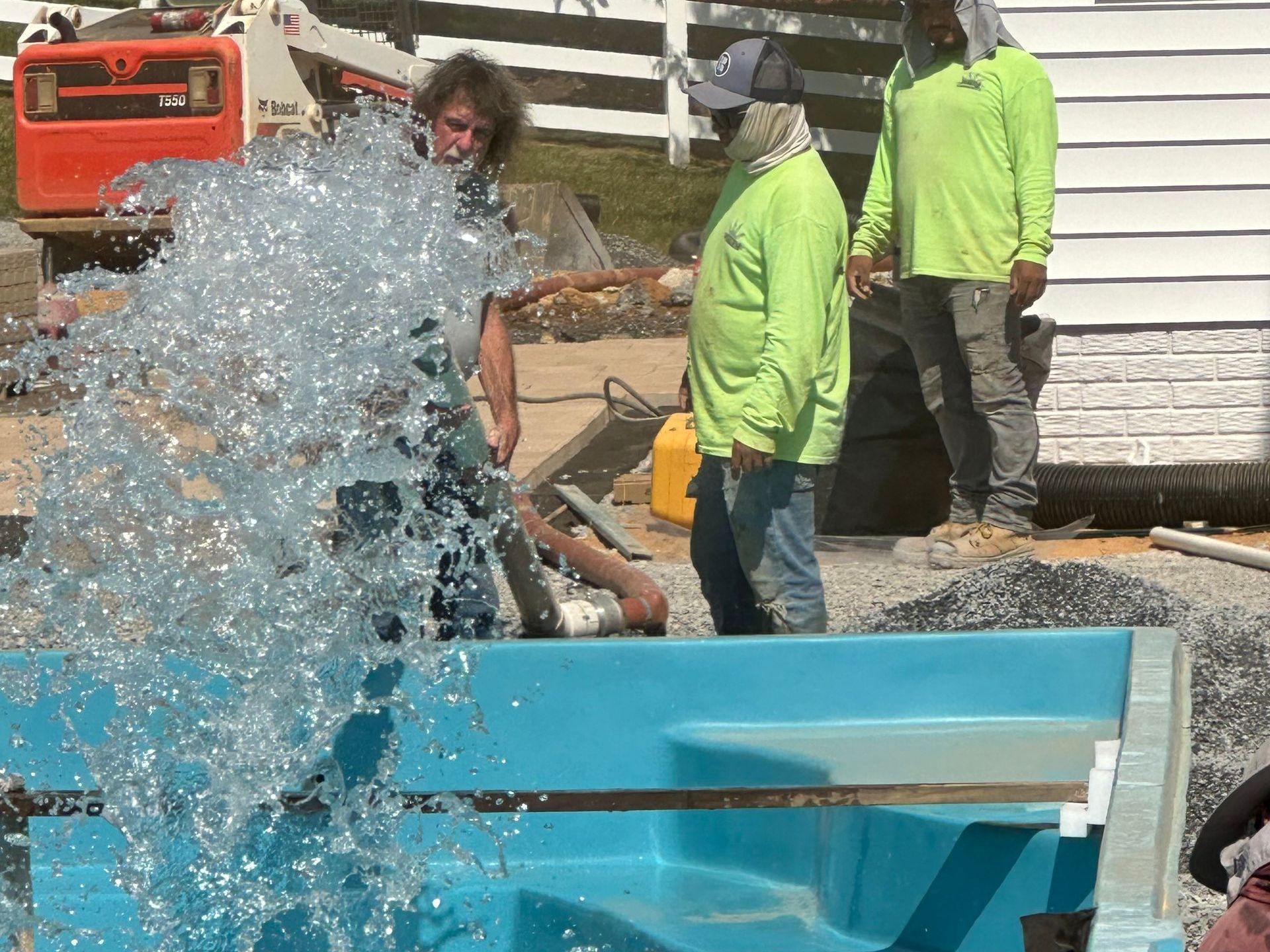 Fiberglass Pool Installation in Maryland by Xscape 2 Nature 