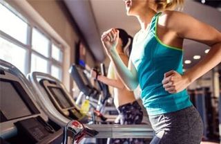 Woman in treadmill—Multi-function and universal gym in Henderson, NV
