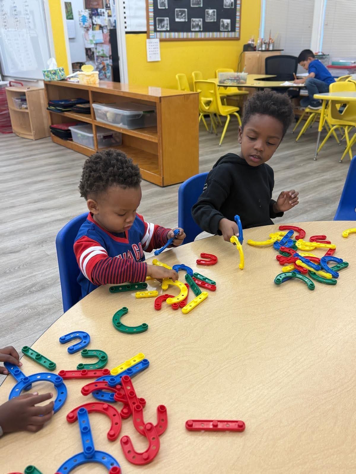 Children at music time