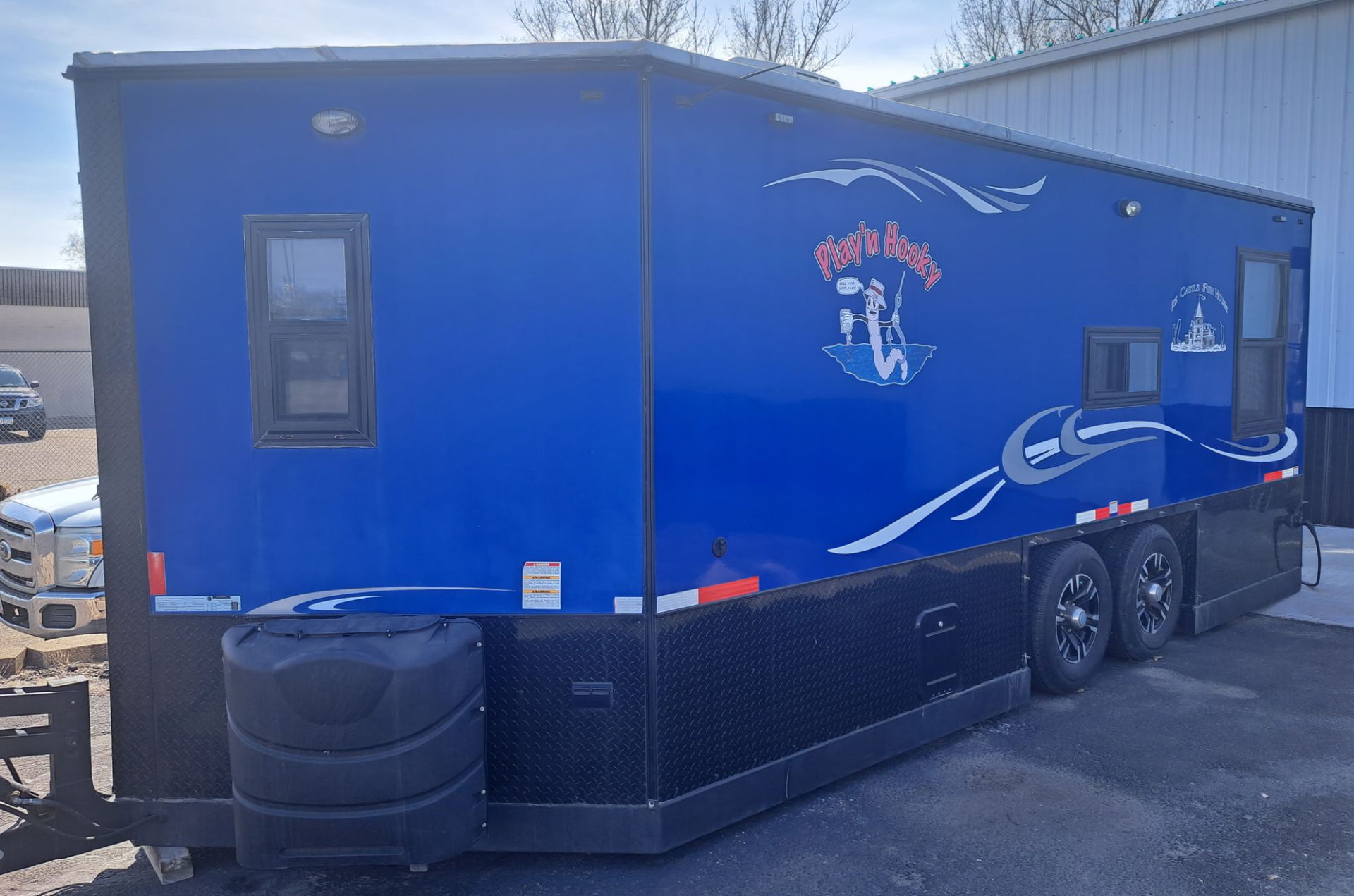 Ice Castle Fish House Minnesota