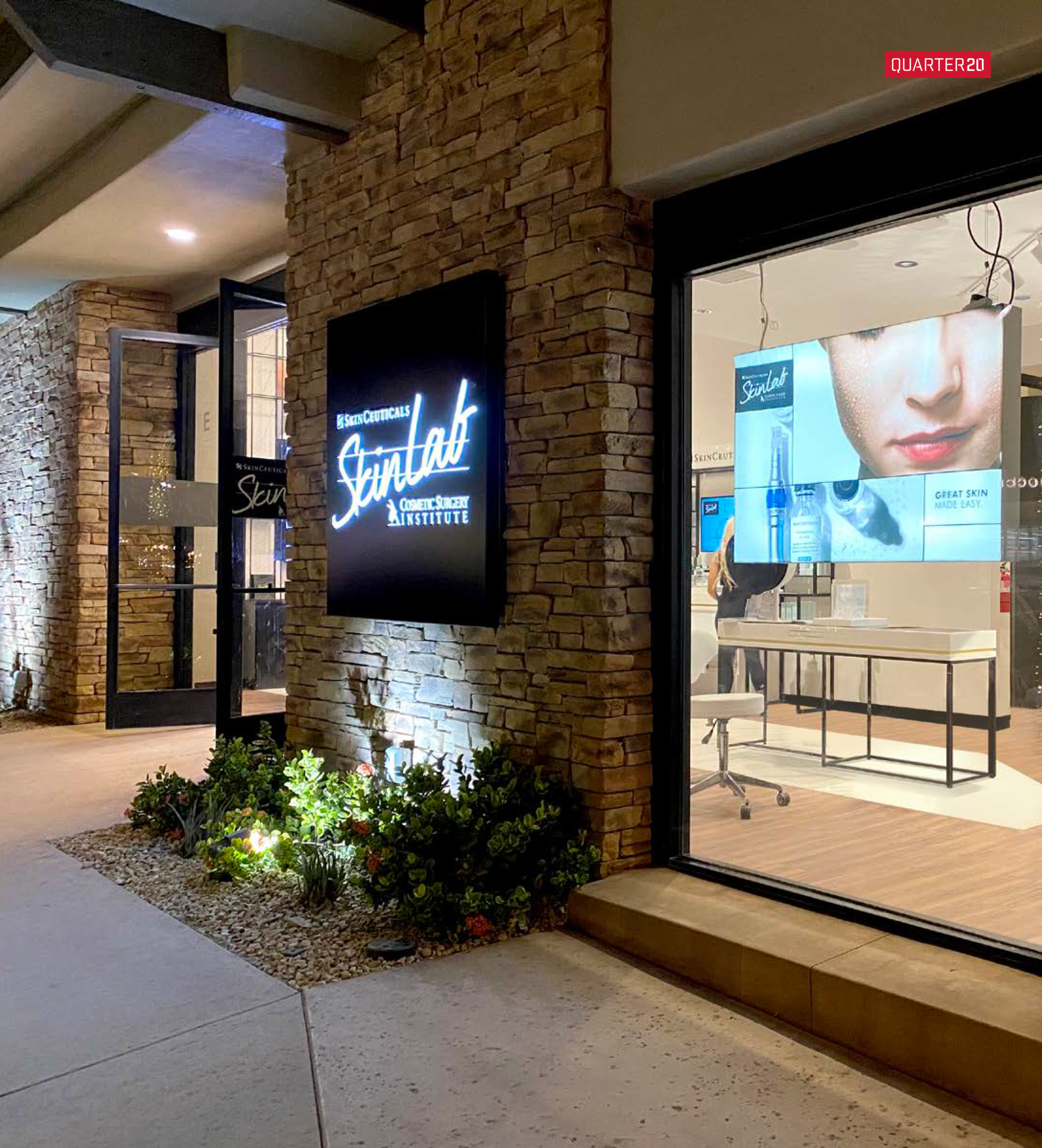 O'REAL's SkinLab store design