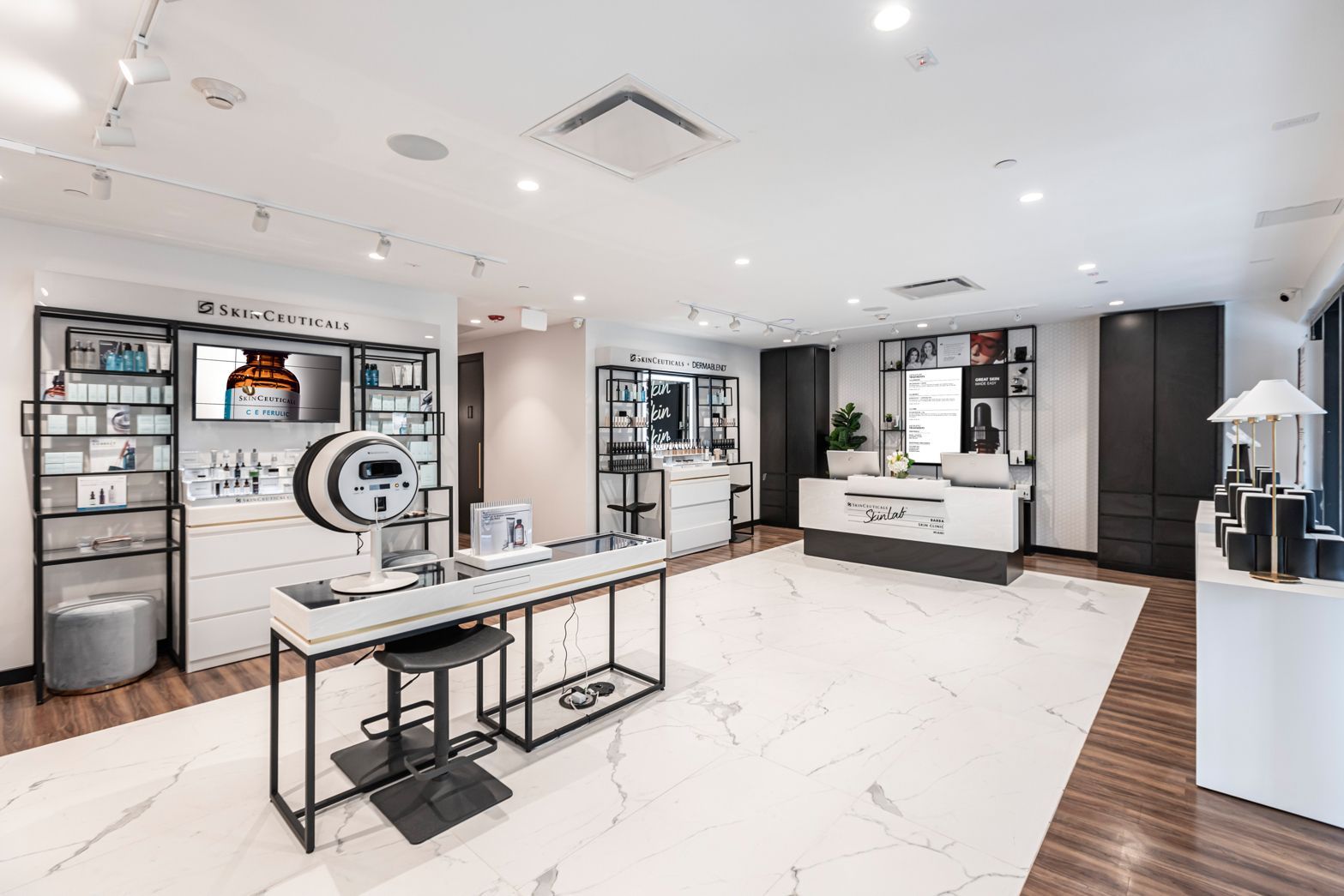 L'Oreal's SkinCeuticals store designed, installed, and produced by Quarter20