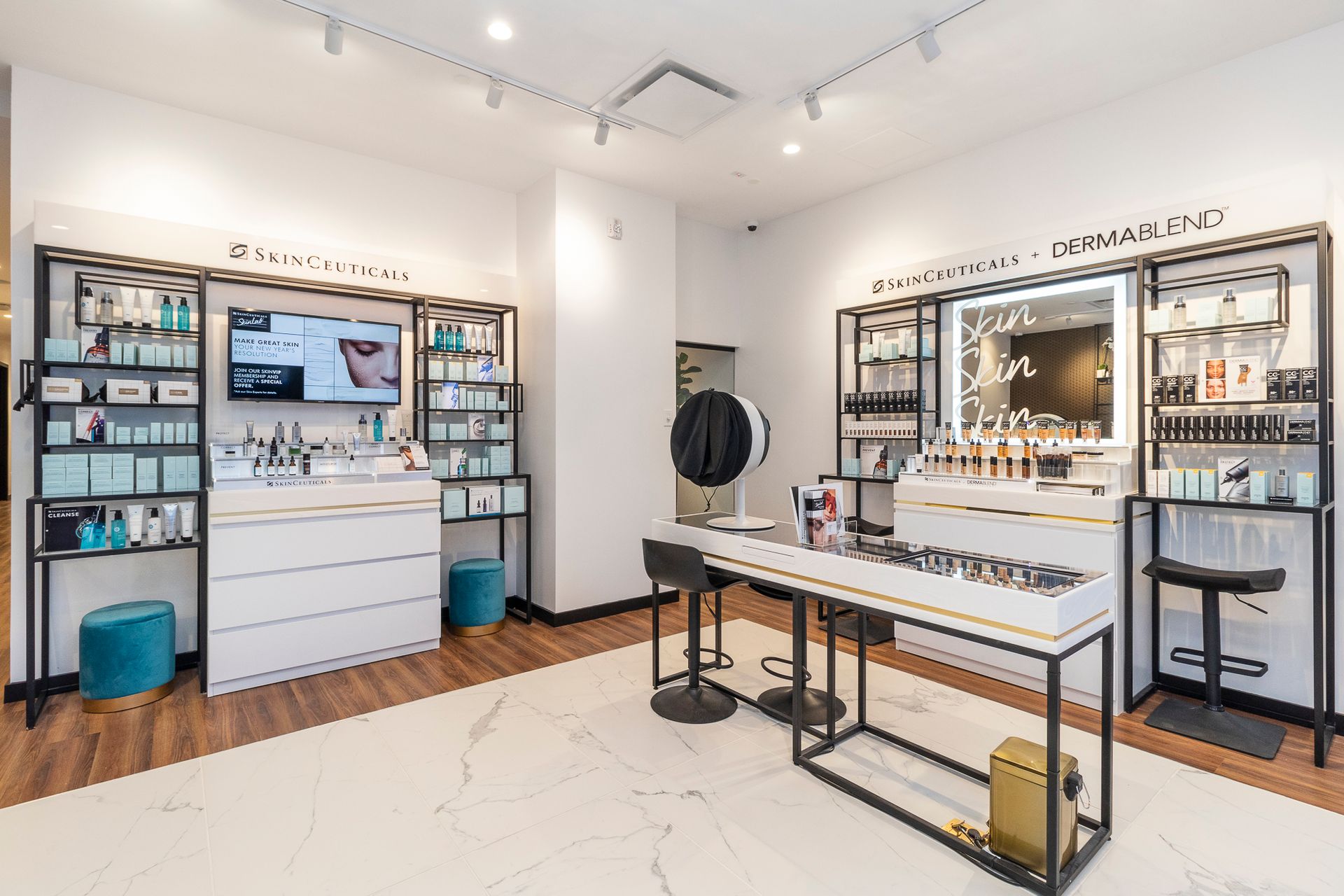 L'Oreal's SkinCeuticals store designed, installed, and produced by Quarter20