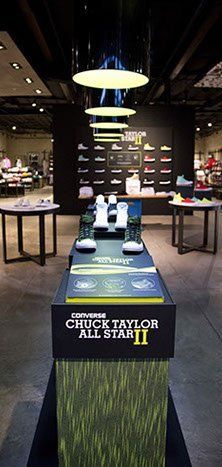 A chuck taylor all star ii display in a store.