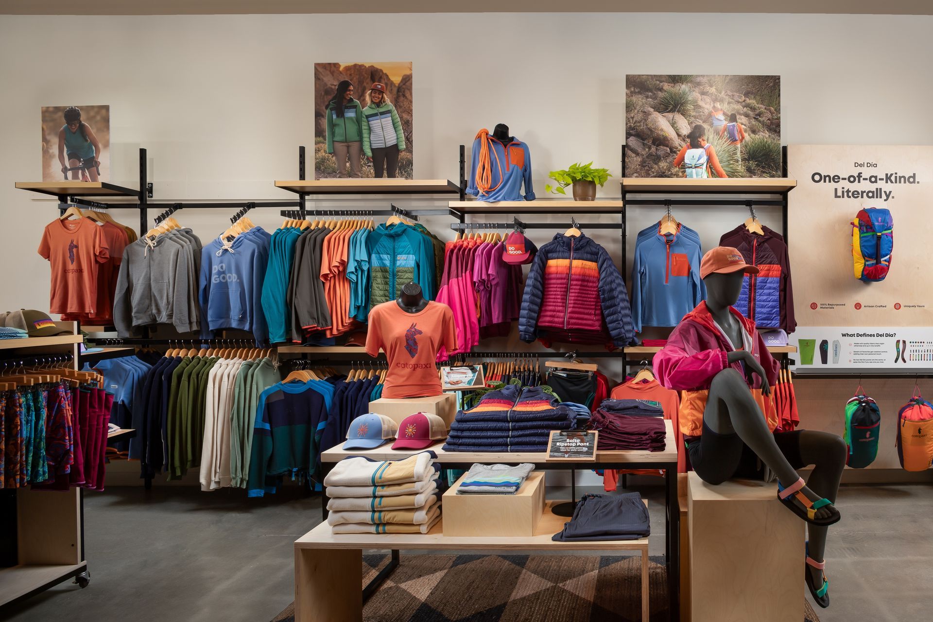 Cotopaxi store design supported and production by Quarter20