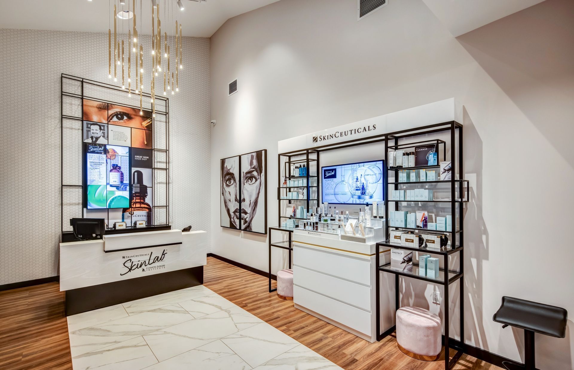 L'Oreal's SkinCeuticals store designed, installed, and produced by Quarter20