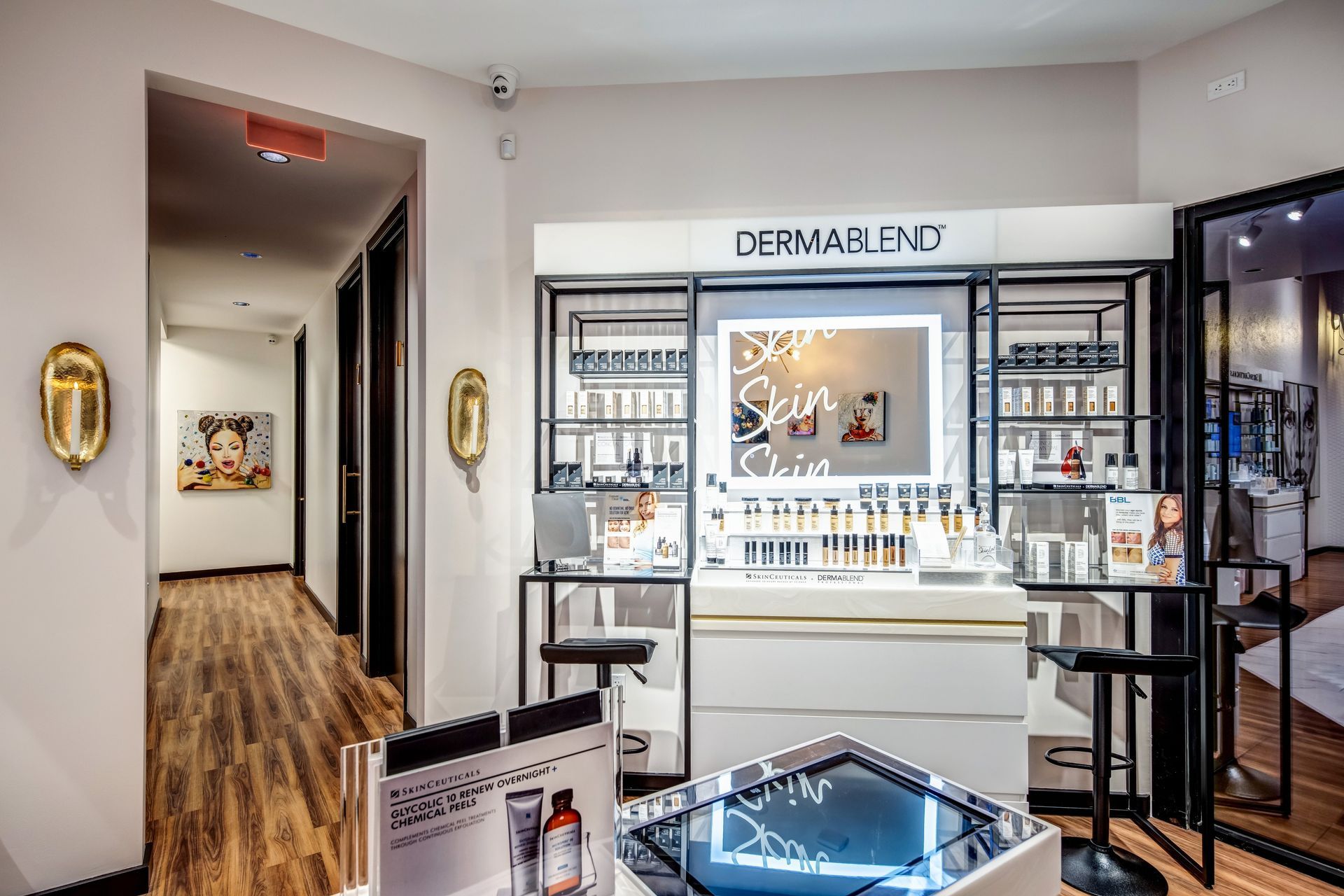 L'Oreal's SkinCeuticals store designed, installed, and produced by Quarter20