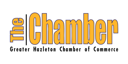 The logo for the greater hazleton chamber of commerce