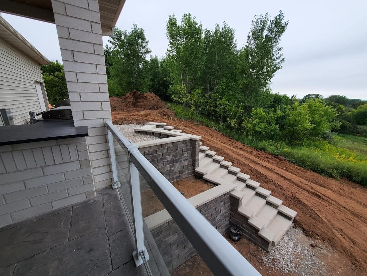 Image of large classic style steps.