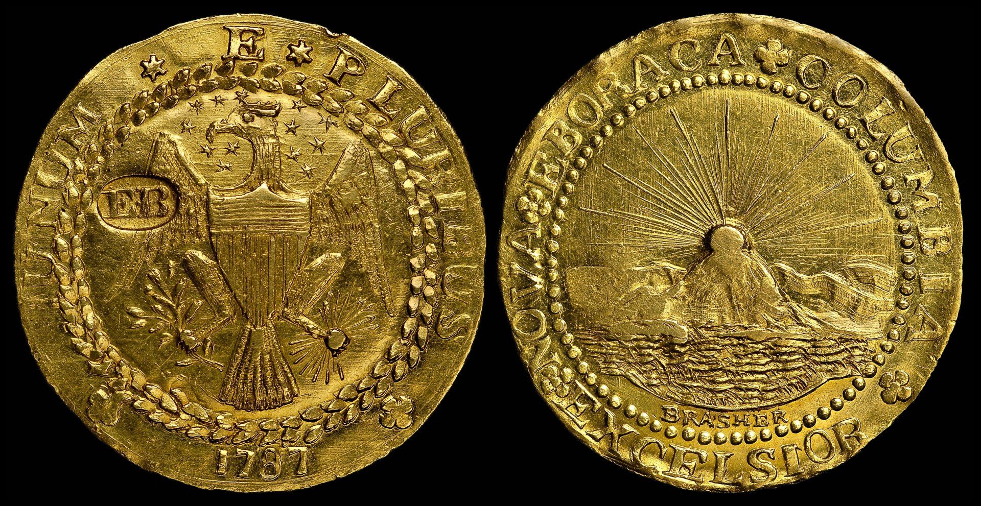 1787 Brasher Doubloon - Image Courtesy of Heritage Auctions, HA.com