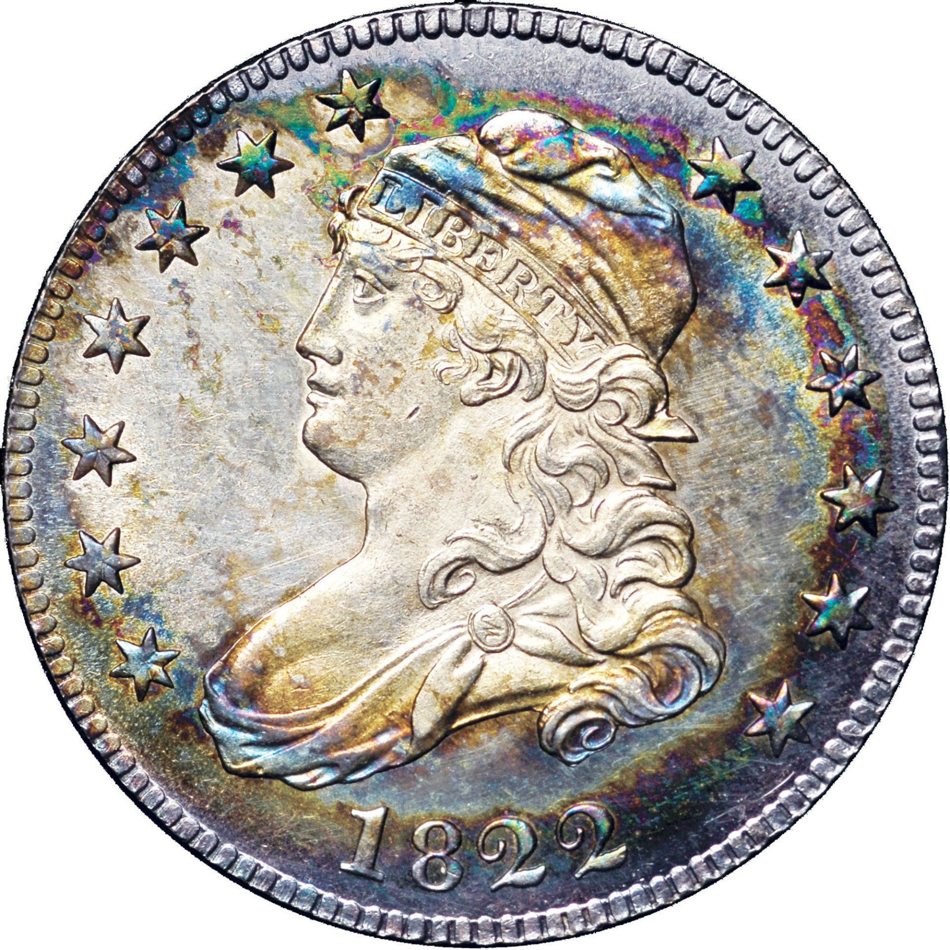 1822 Capped Bust Quarter image courtesy of NGC