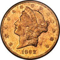 1892-CC Double Eagle Offered by Heritage Auctions, HA.com